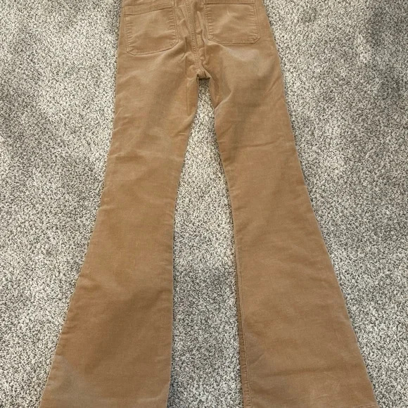 Frame Denim Tan Wide Leg Jeans